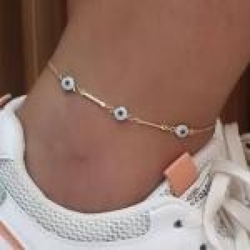 Tornozeleira Olho Grego/Tubinhos