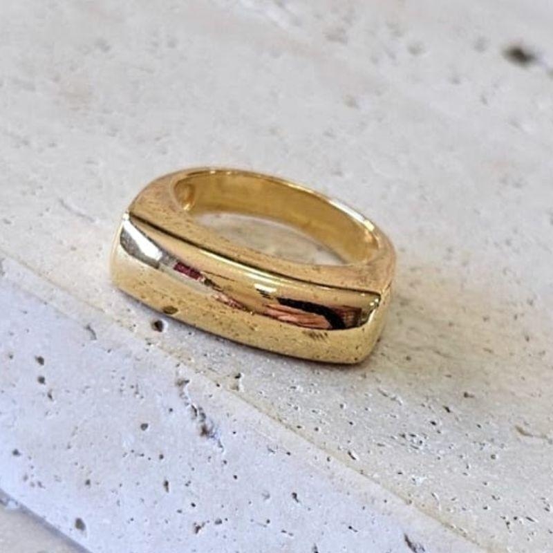 Anel Alto Chapa Grossa