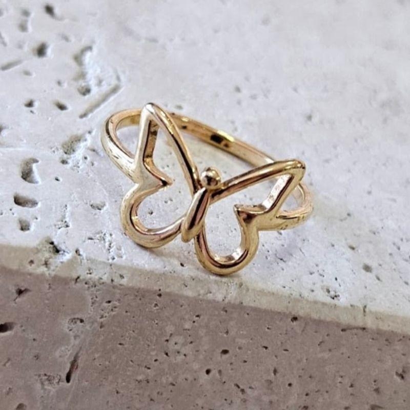 Anel Borboleta Vazada