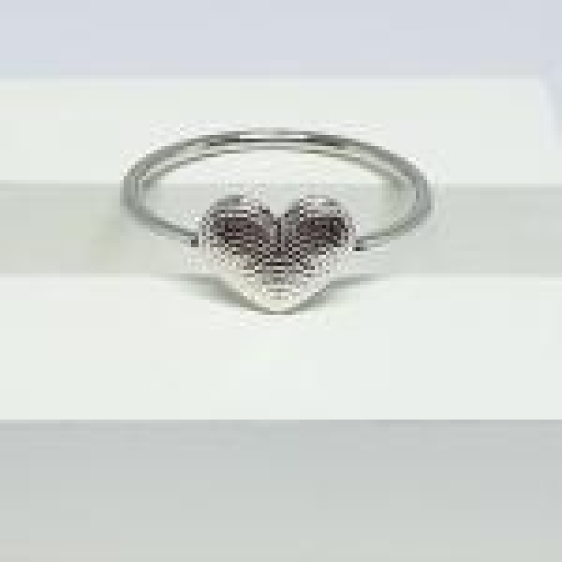 Anel Coração Pontilhado R