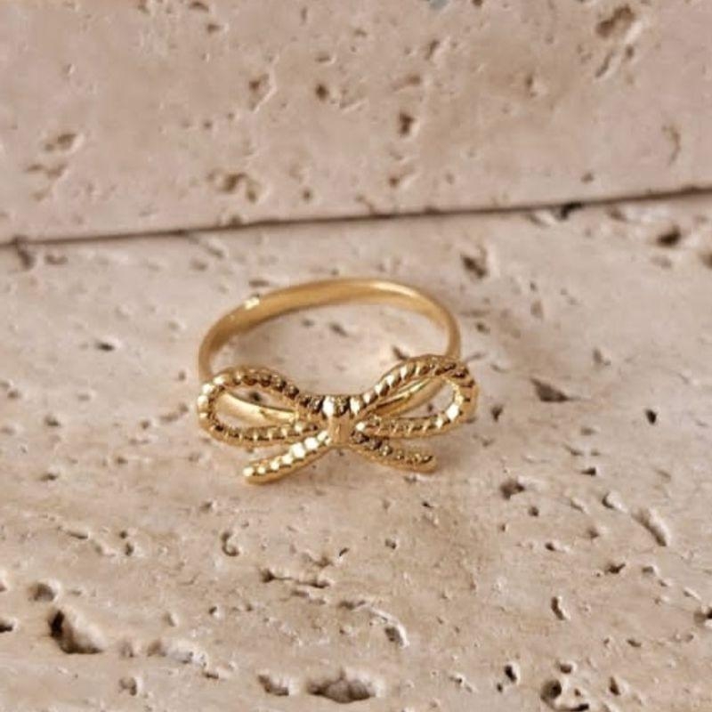 Anel Falange Laço Vazado