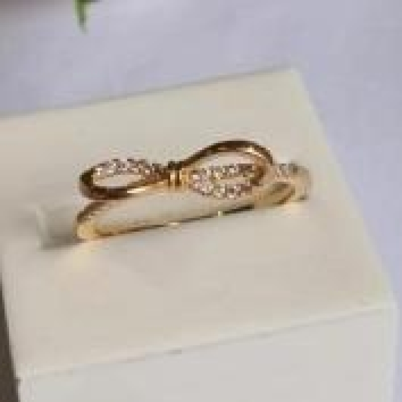 Anel Laço Cravejado 