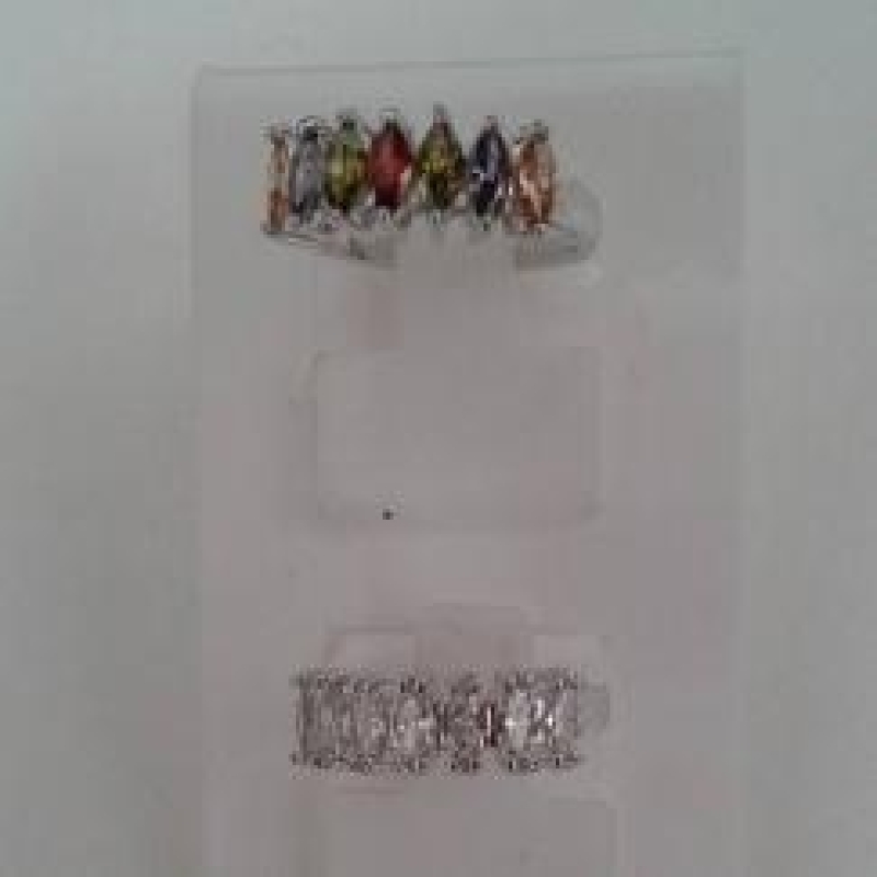 Anel Meia Aliança com Sete Navetes R