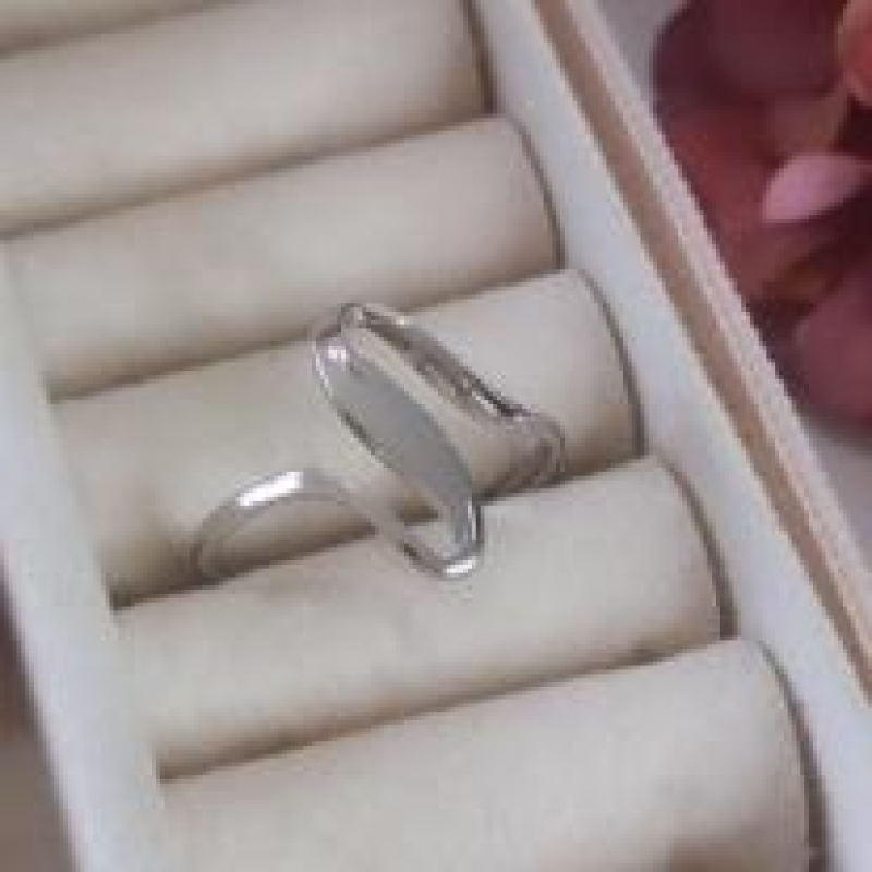 Anel Ondulado Liso R