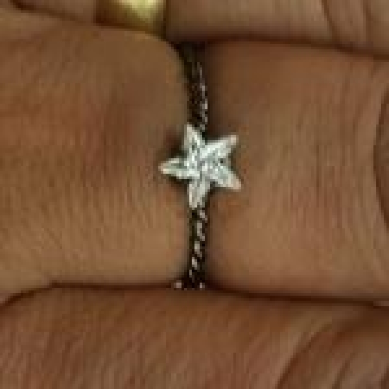 Anel Torcido Zirconia Estrela G