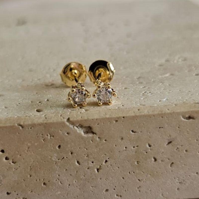 Brinco Mini Ponto de Luz Garra