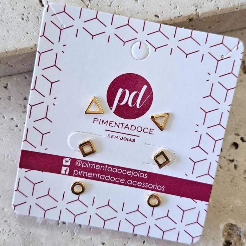 Brinco Trio Geometrico