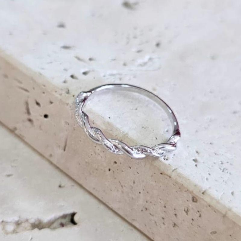 Anel Fio Duplo Torcido Fino