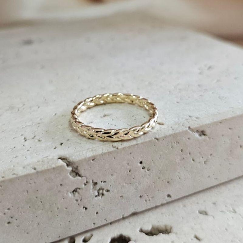 Anel Trançado Fininho