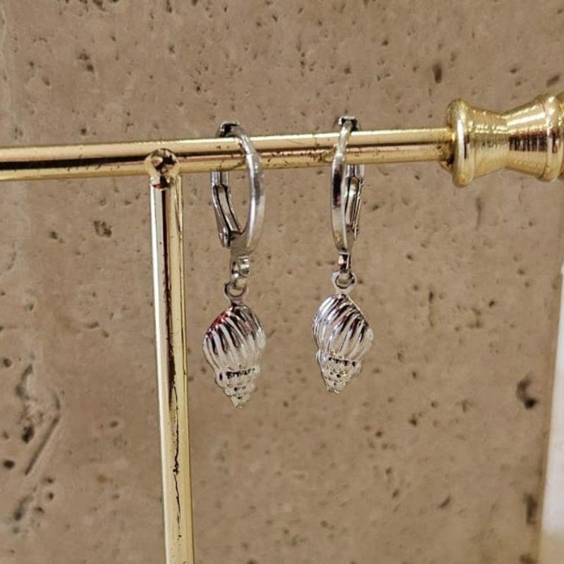 Brinco Argola Concha Comprida