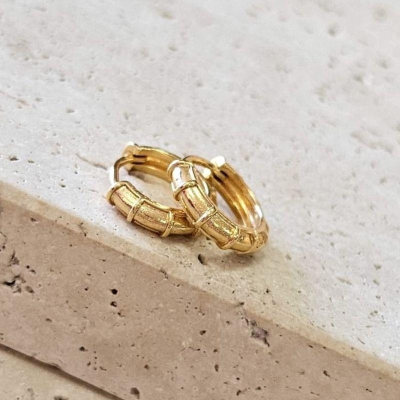 Brinco Argola Detalhada Média