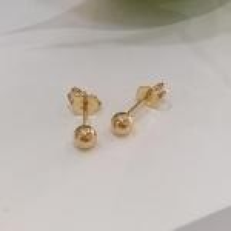 Brinco Bolinha  4.0mm