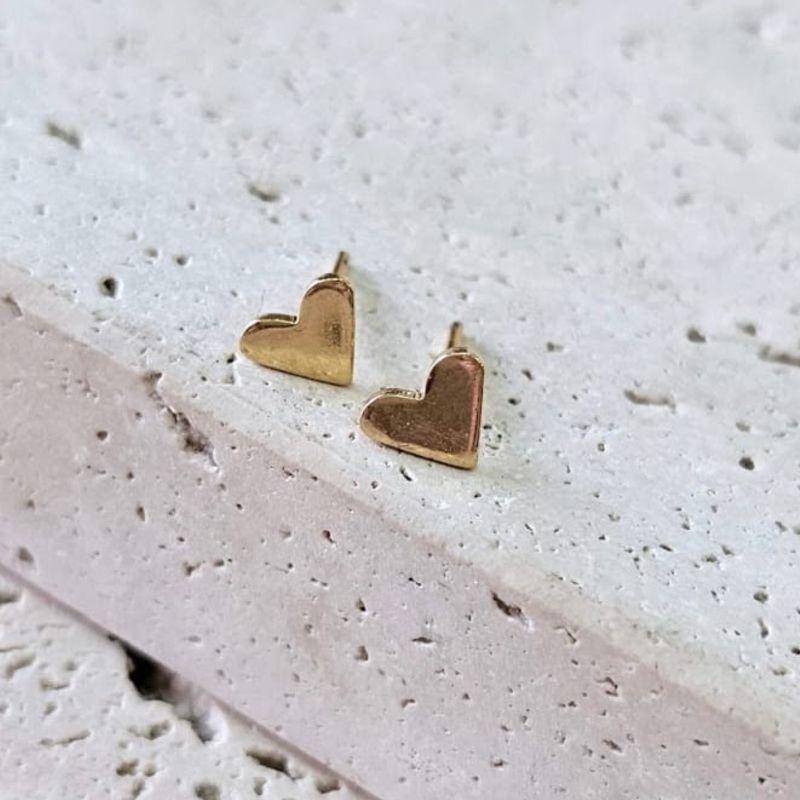Brinco Coração Magro Pequeno