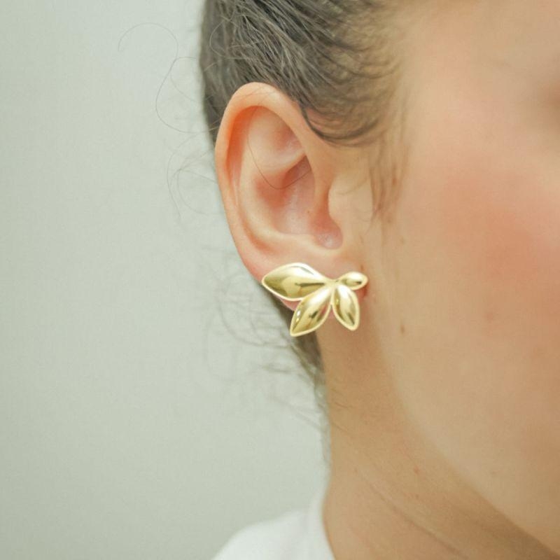 Brinco Meia Flor Média