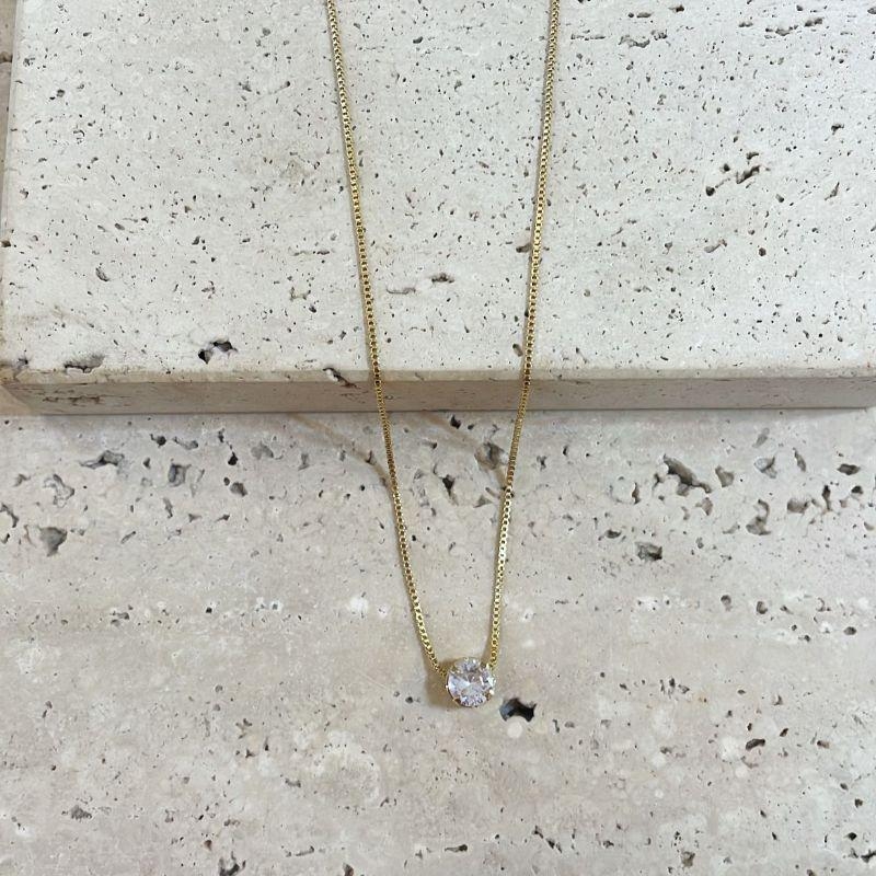 Gargantilha Ponto de Luz 40cm