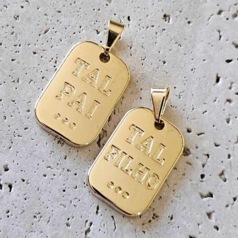 Pingente Tal Pai, Tal Filho (2,2x1cm)