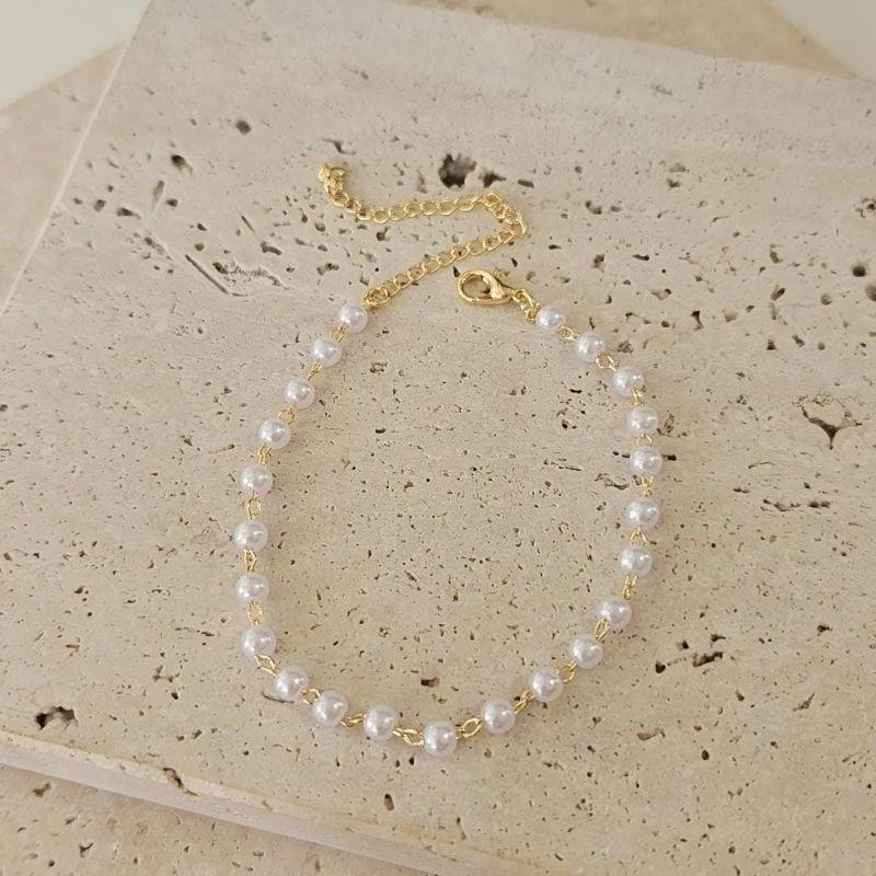 Pulseira Pérolas Mini 16cm