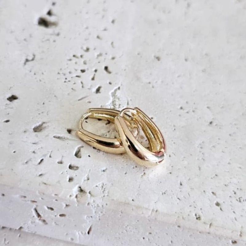 Argola Oval Clic Media