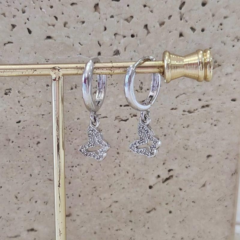 Brinco Argola Borboleta