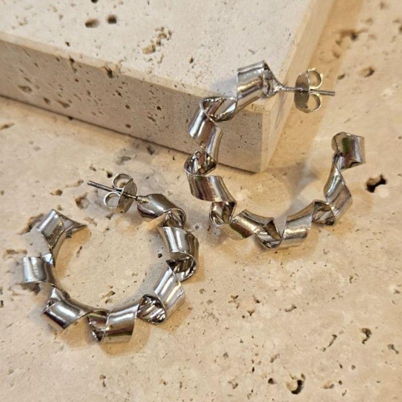 Brinco Argola Espiral