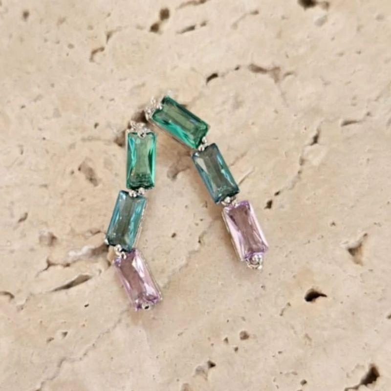 Brinco Baguetes Coloridas