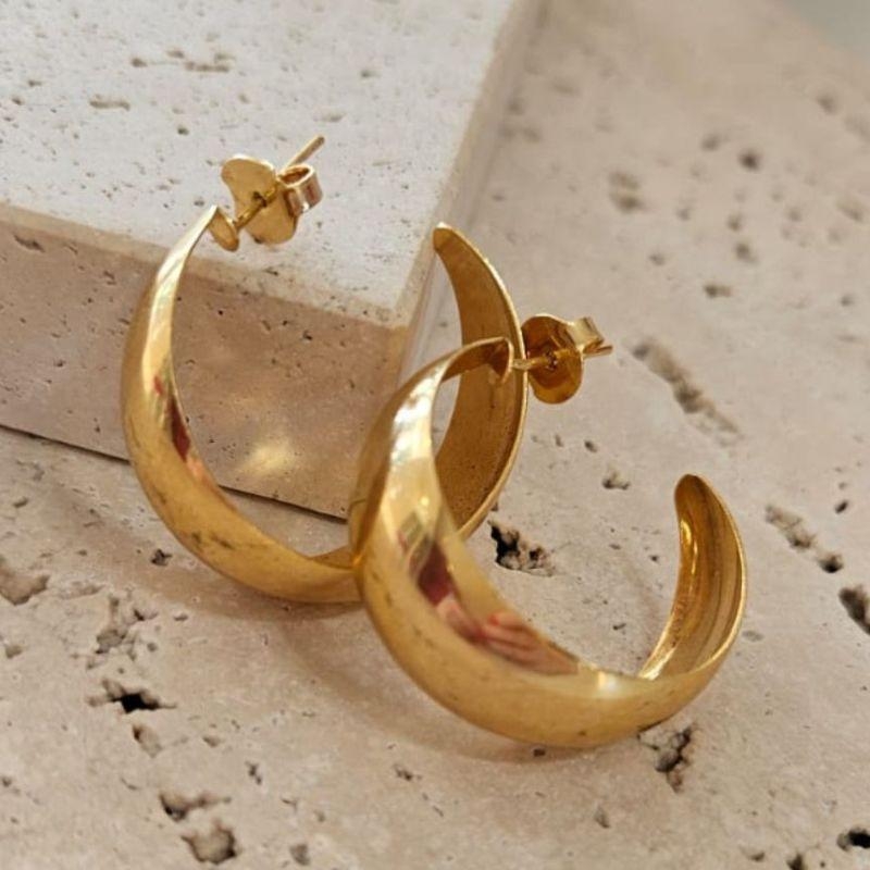 Brinco de Argola Chapa Larga