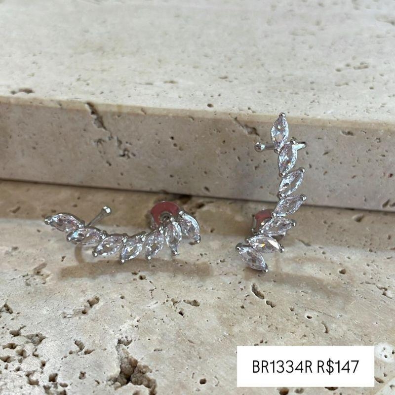 Brinco Earcuff Folhas