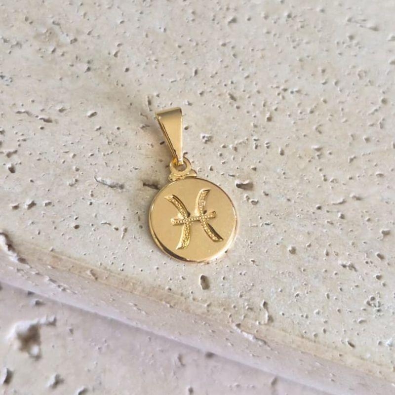 Pingente Signo Peixes 1cm