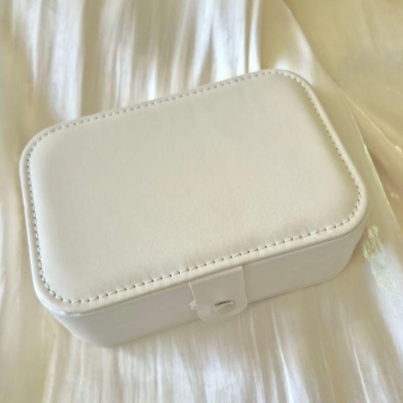 Porta Joia Almofadado Off White 15,5x10,5x5cm