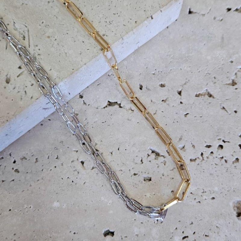 Choker Cartier Banho Misto