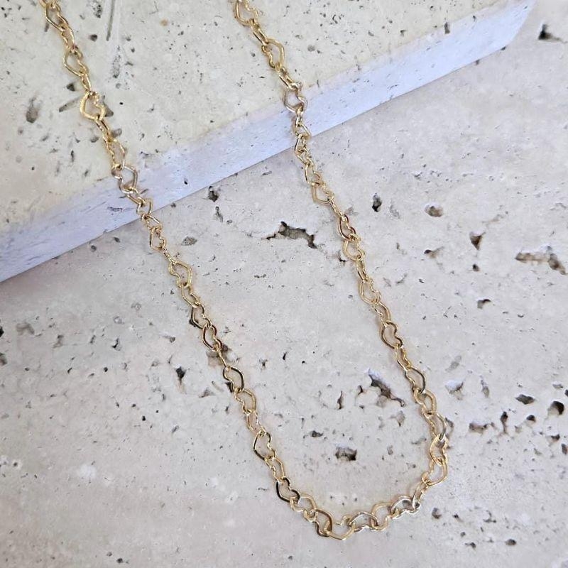 Choker Corrente de Coração