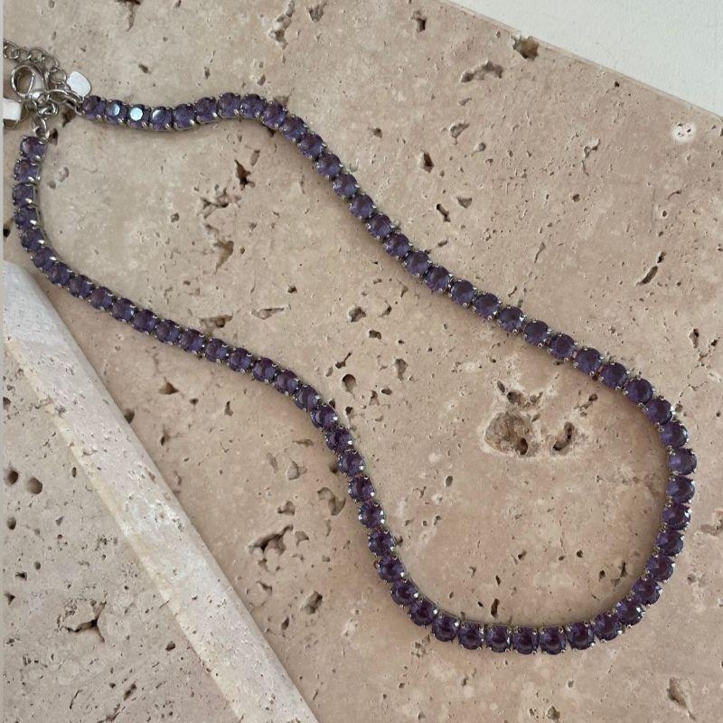 Choker Riveira Barriguinha Lilas R