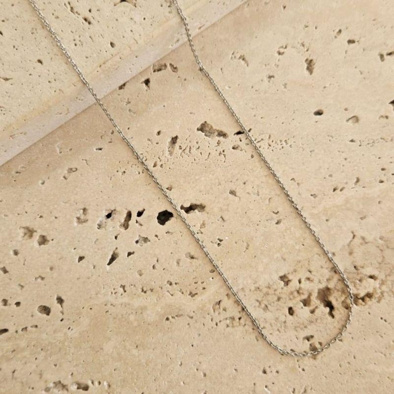 Corrente Cadeado Fininha 60cm R