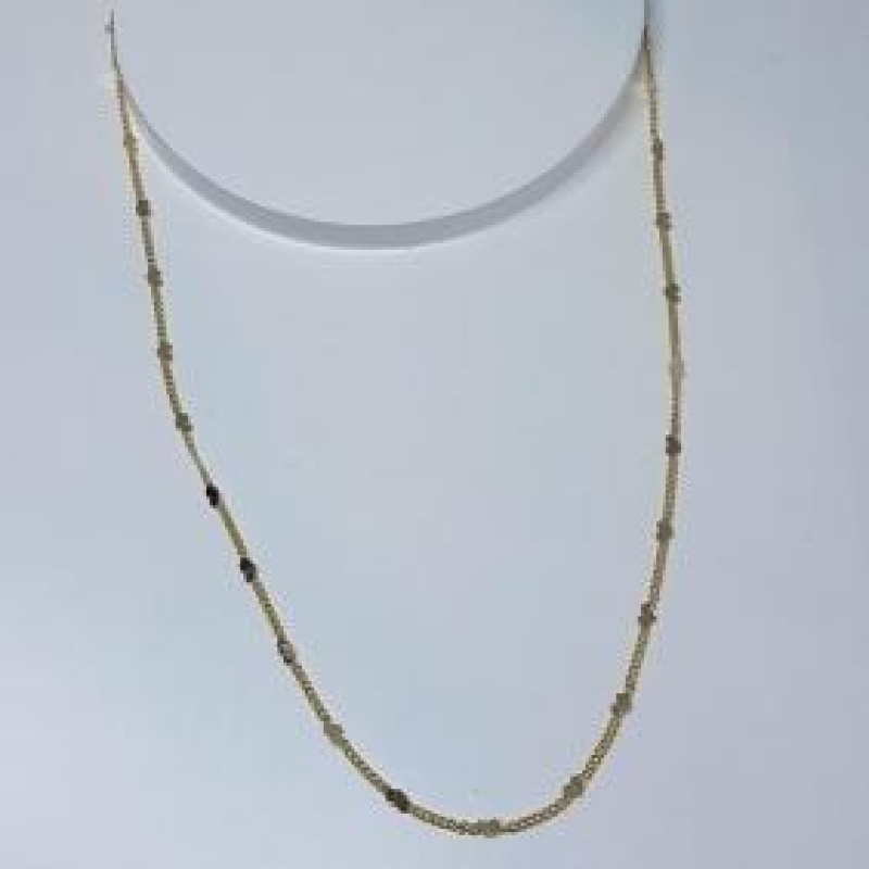 Corrente Coração Amassadinho 