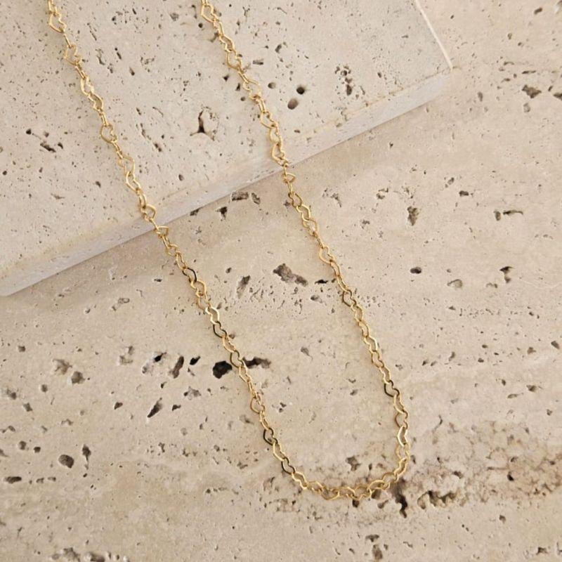 Corrente Coraçõezinhos 40cm