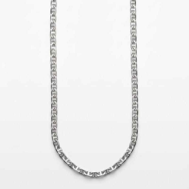 Corrente Elo Gucci 3mm 60cm Prata