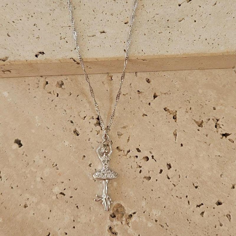 Gargantilha Bailarina Cravejada na Saia