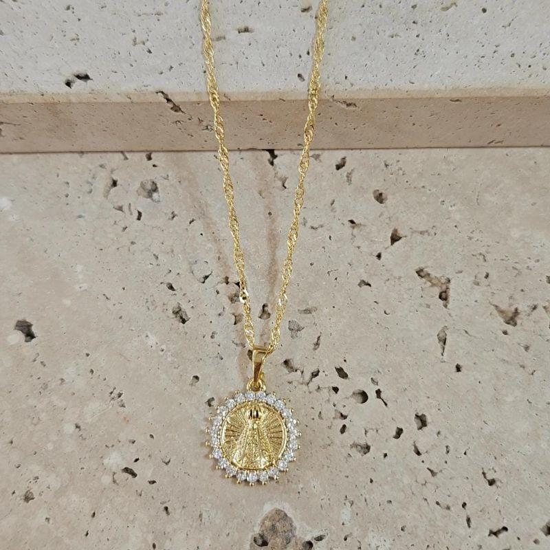Gargantilha Medalha Nossa Senhora