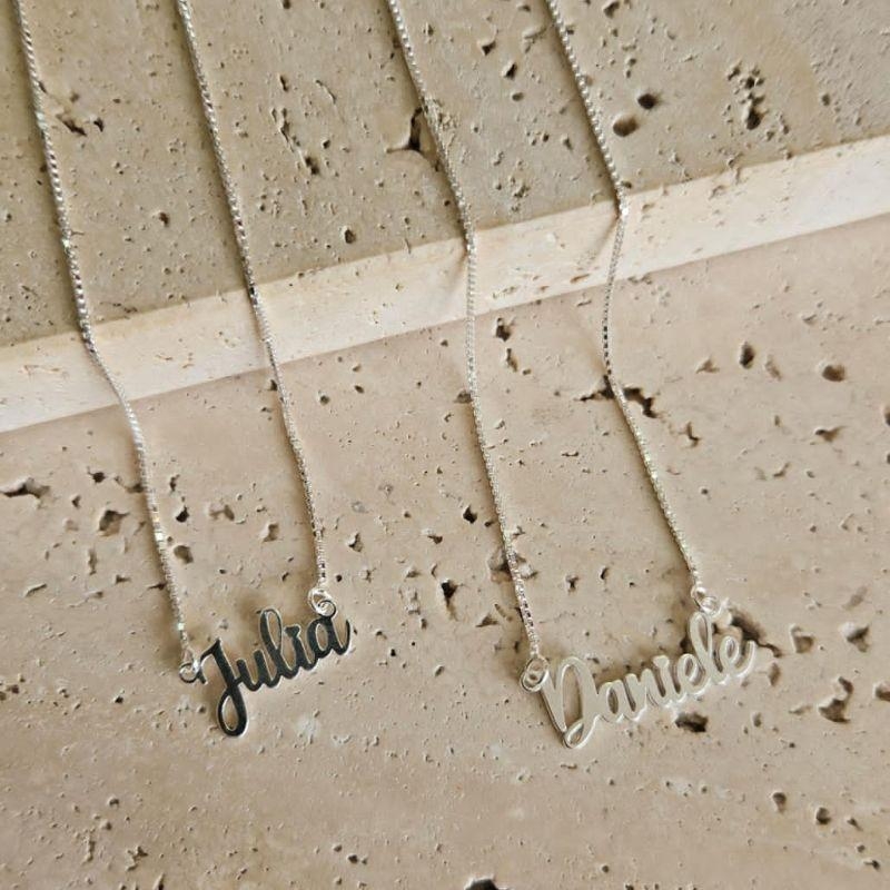 Gargantilha Nome Prata 925