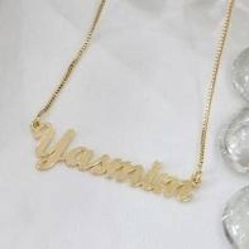 Gargantilha Nome Simples com Detalhe