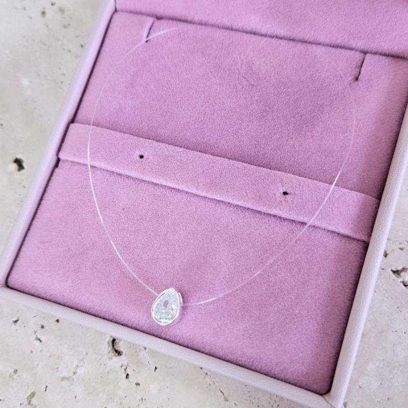 Gargantilha Nylon Gota Caixa 45cm