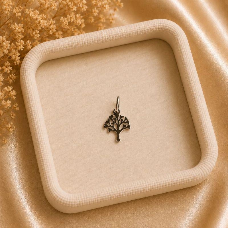 Pingente Arvore da Vida Lisa Mini (1,3x0,9cm)