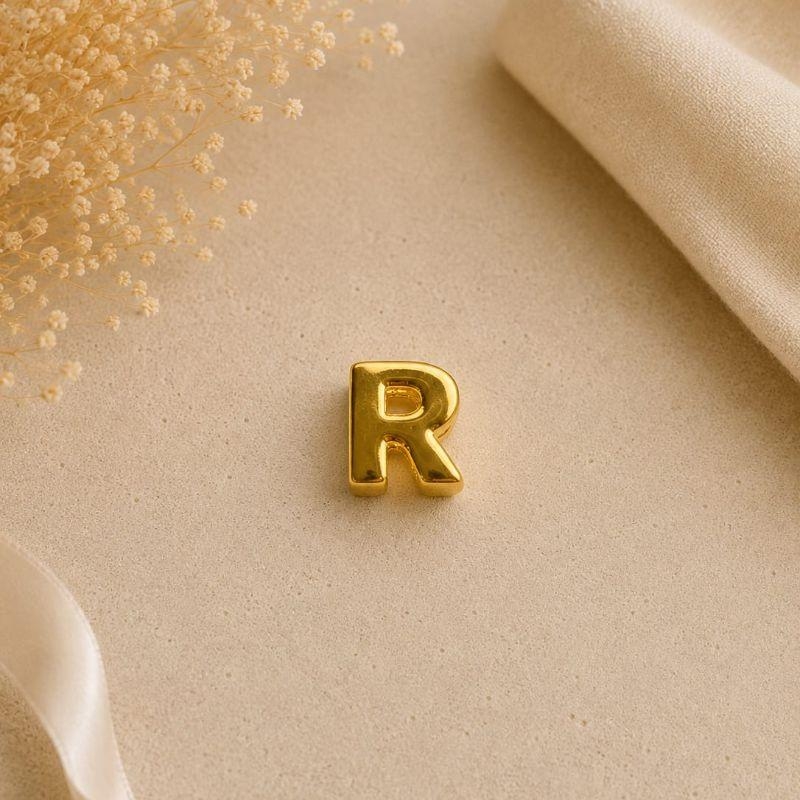 Pingente Letra Vazada para Correntaria R (1,0cm)