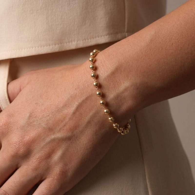Pulseira Esferas 18cm