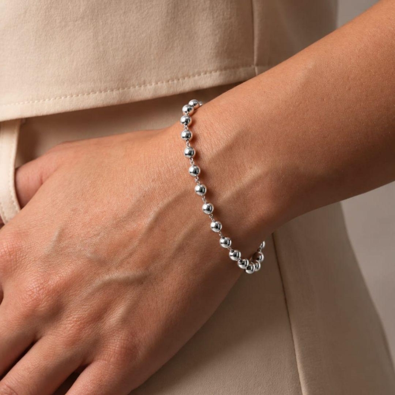 Pulseira Esferas 18cm
