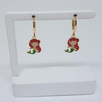 Brinco Argola Sereia