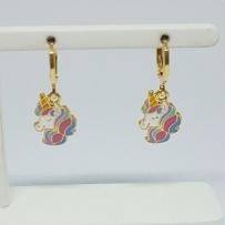 Brinco Argola Unicórnio 