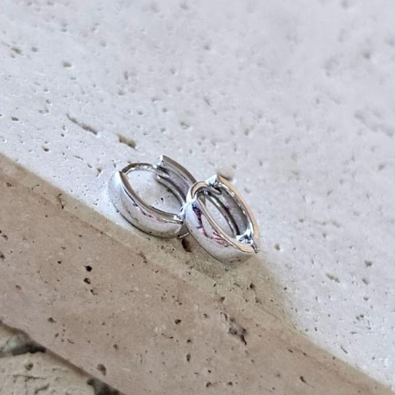 Brinco Argolinha Lisa Grossa Peq