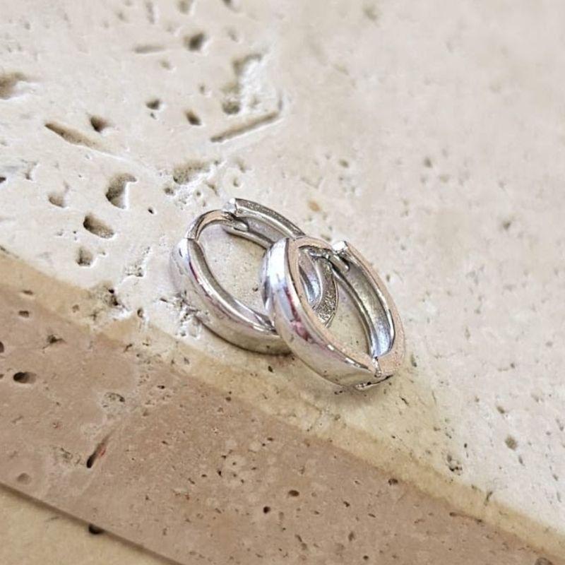 Brinco Argolinha Lisa Media