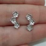 Brinco Ear Cuff Florzinhas Infantil R